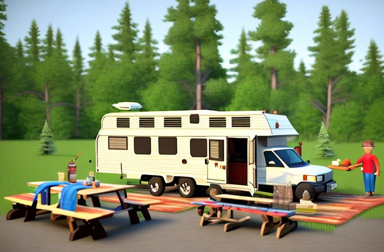 An image of an rv campsite